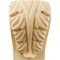 Ekena Millwork 2 1/2"W x 2 1/4"D x 4"H Small Acanthus Leaf Block Corbel, Maple CORW02X02X04BAMA - alternate 4